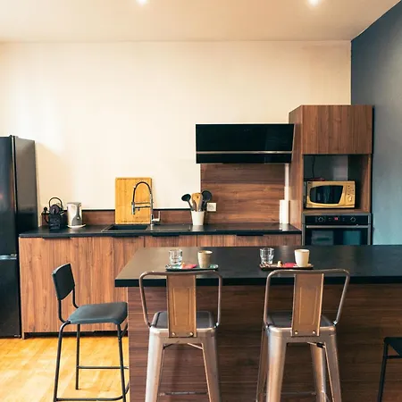 아파트 Spacieux F2 Refait A Neuf Dans Un Esprit Loft *